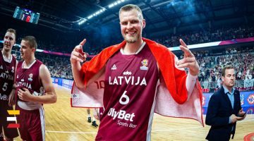 Латвийские баскетболисты масштабно одолели бриттов